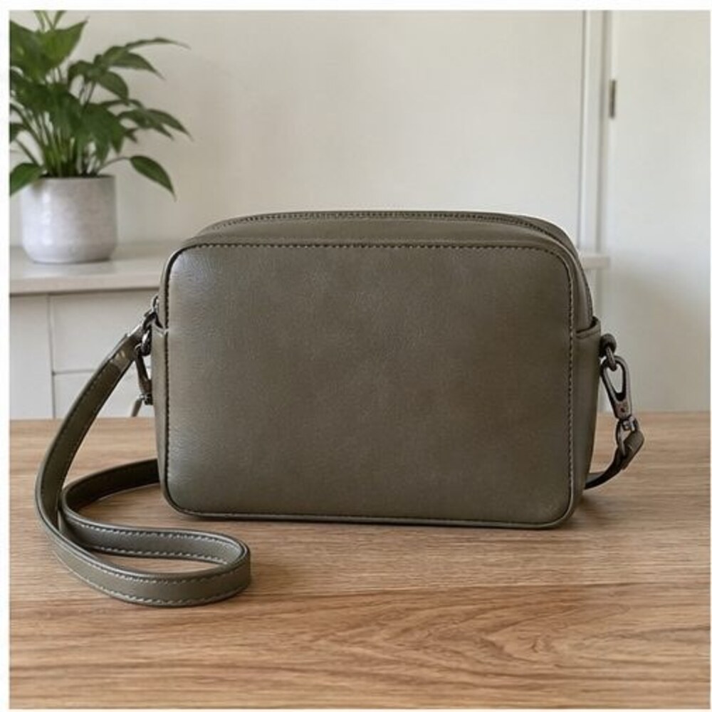 Olive Zip Crossbody Bag